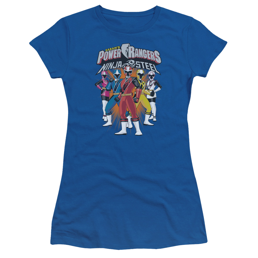 Power Rangers Team Lineup Juniors T-Shirt Juniors T-Shirt Power Rangers
