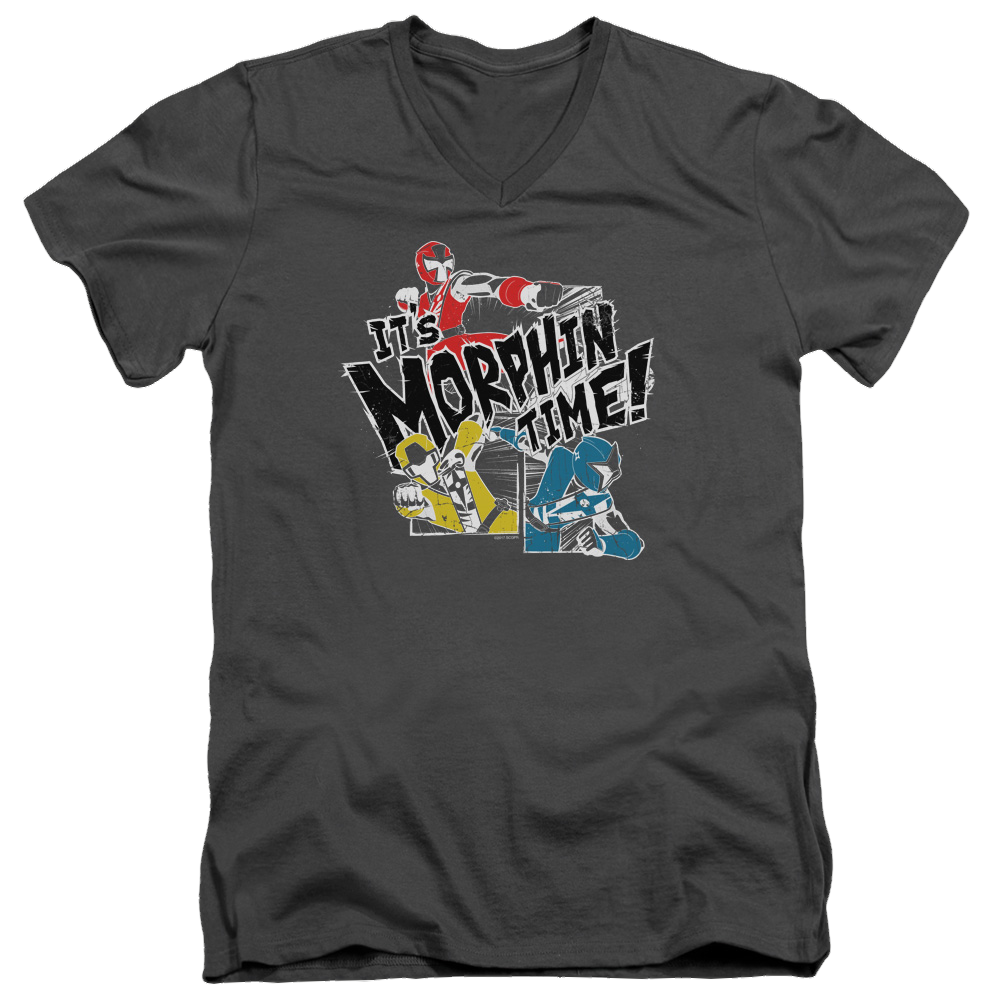 Power Rangers Panels Men's V-Neck T-Shirt Men's V-Neck T-Shirt Power Rangers