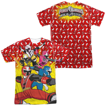 Power Rangers Go Go Ninja Steel Men's All Over Print T-Shirt Men's All-Over Print T-Shirt Power Rangers