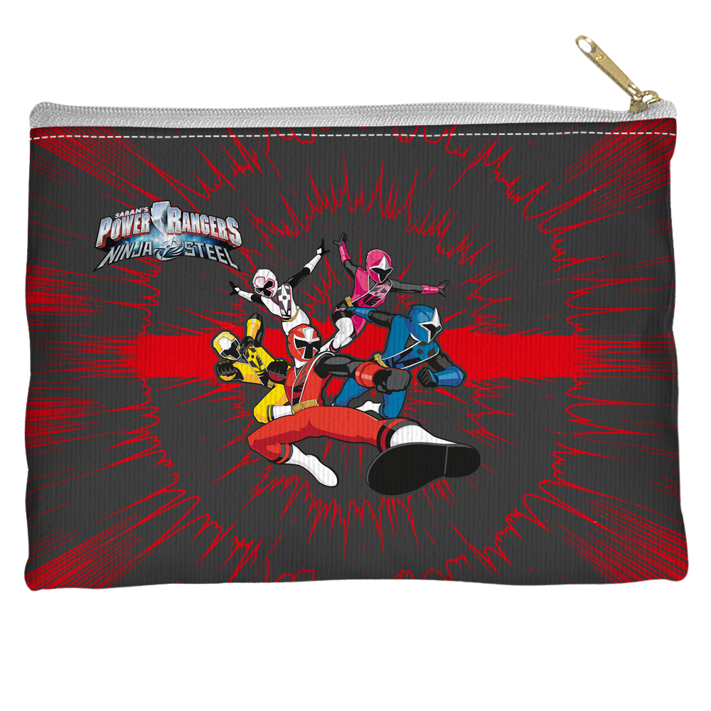 Power Rangers - Ninja Team Straight Bottom Pouch Straight Bottom Accessory Pouches Power Rangers