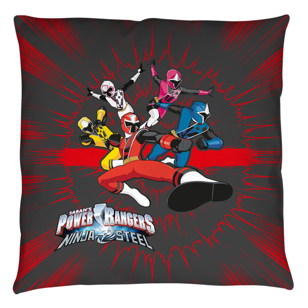 Power Rangers - Ninja Team Throw Pillow Throw Pillows Power Rangers