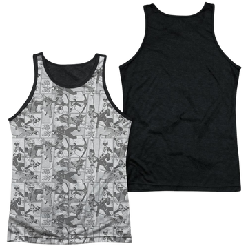 Power Rangers Helmets Men's Black Back Tank Men's Black Back Tank Power Rangers