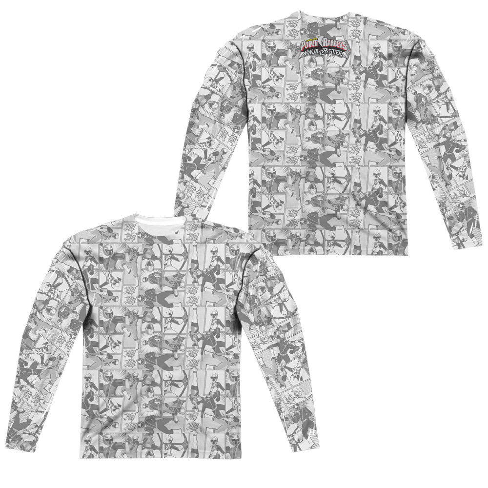 Power Rangers Helmets Men's All-Over Print T-Shirt Men's All-Over Print Long Sleeve Power Rangers