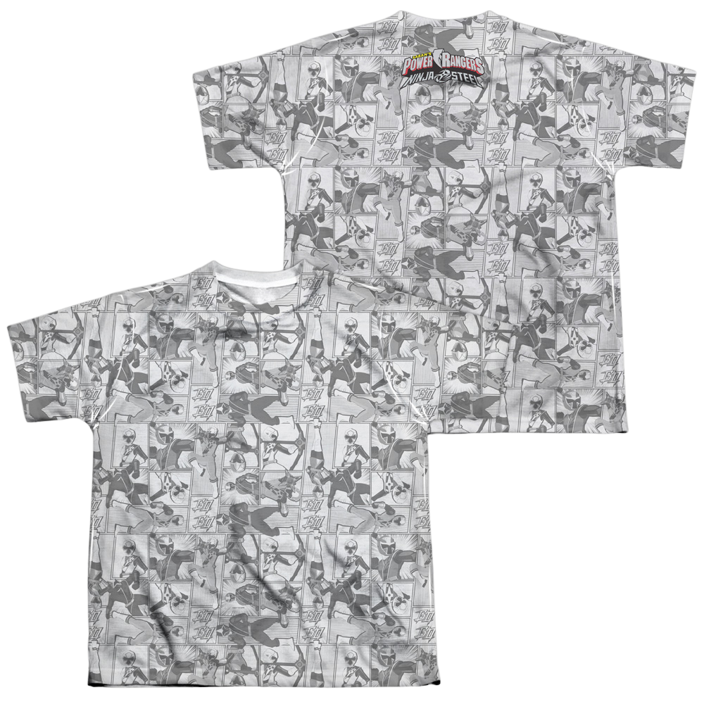 Power Rangers Helmets Youth All-Over Print T-Shirt (Ages 8-12) Youth All-Over Print T-Shirt (Ages 8-12) Power Rangers