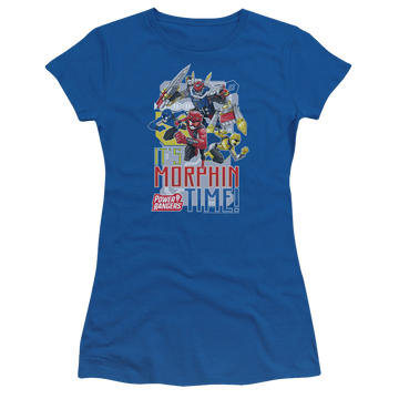 Power Rangers Morphin Time - Juniors T-Shirt Juniors T-Shirt Power Rangers