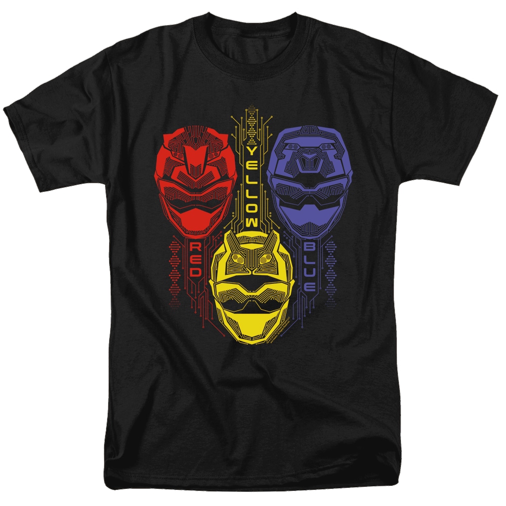 Power Rangers Red Yellow Blue - Men's Regular Fit T-Shirt Men's Regular Fit T-Shirt Power Rangers