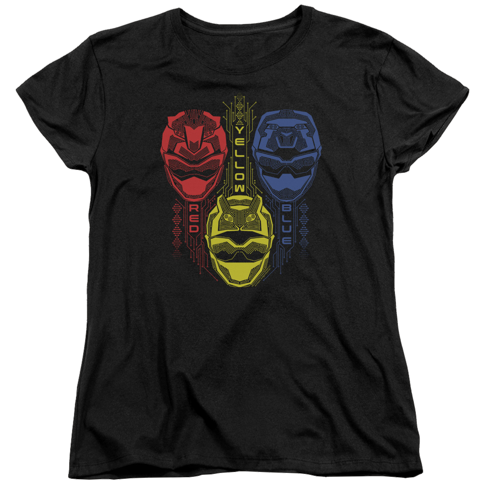 Power Rangers Red Yellow Blue - Women's T-Shirt Women's T-Shirt Power Rangers