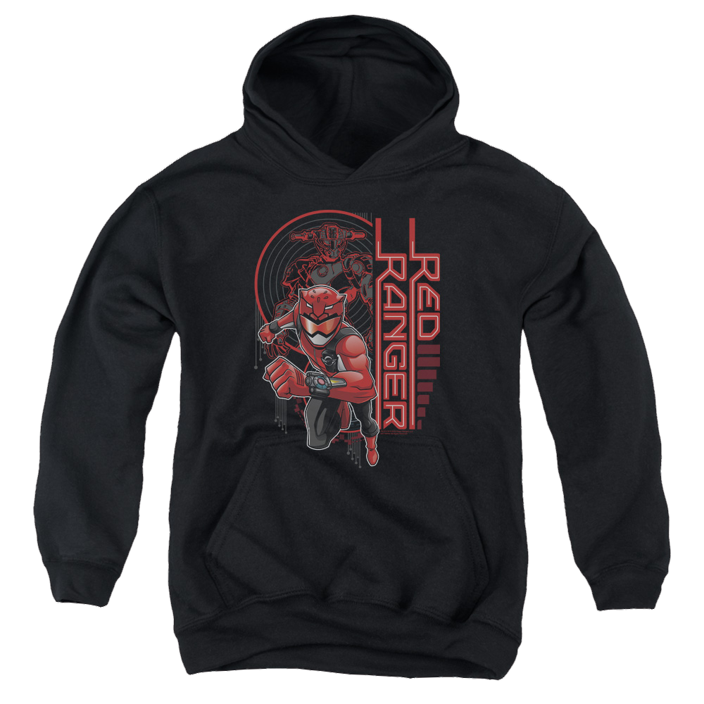 Power Rangers Red Ranger - Youth Hoodie Youth Hoodie (Ages 8-12) Power Rangers