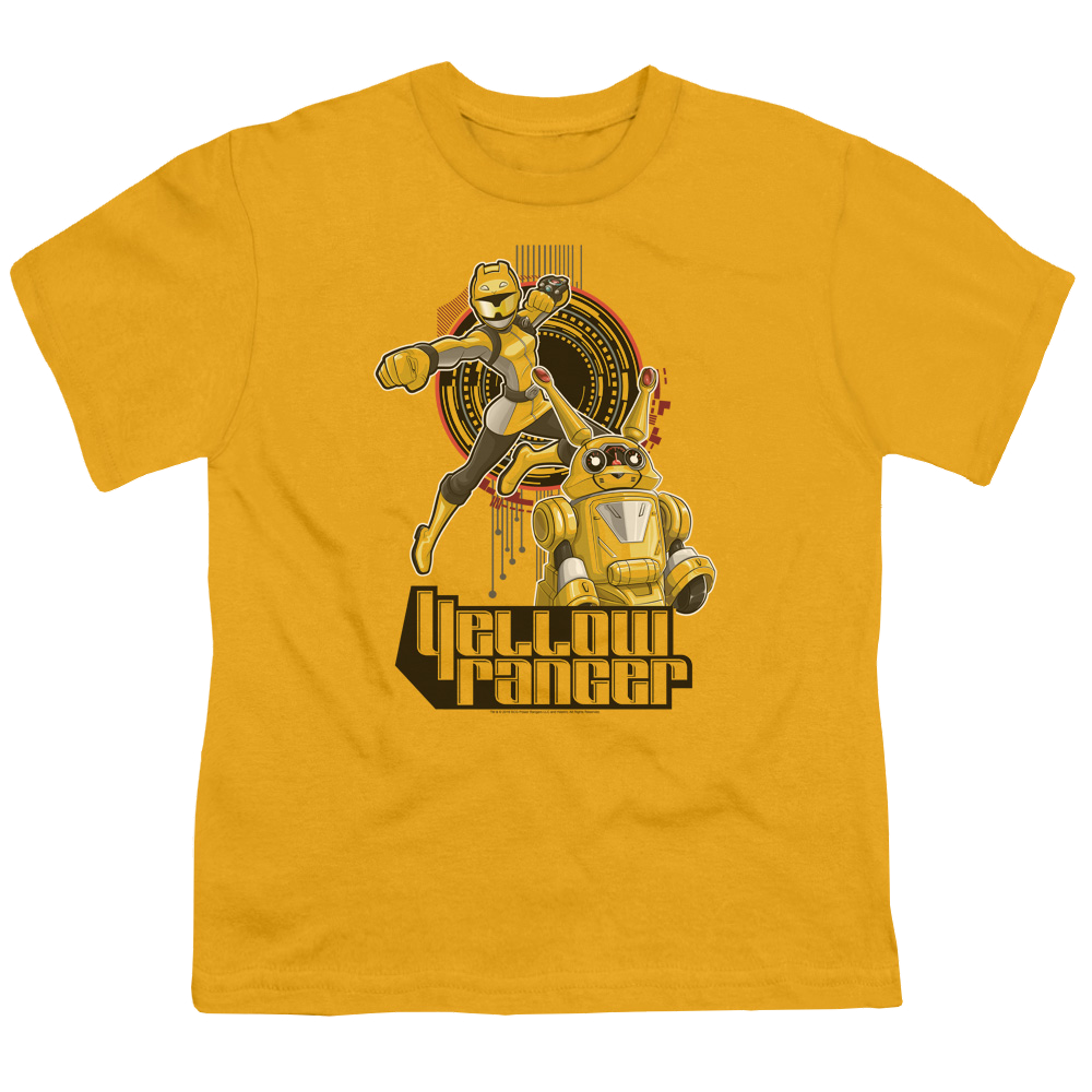Power Rangers Yellow Ranger - Youth T-Shirt Youth T-Shirt (Ages 8-12) Power Rangers