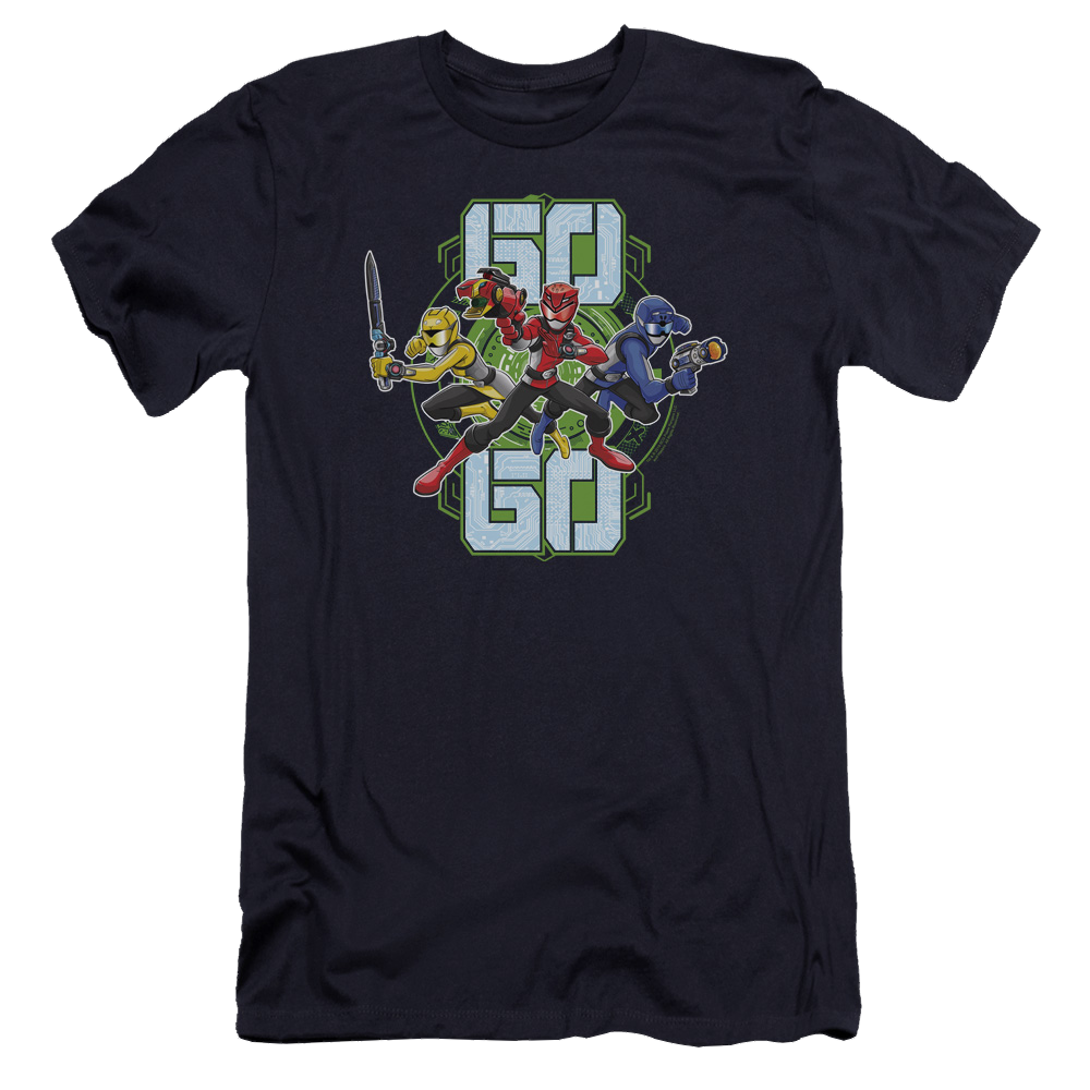 Power Rangers Go Go - Men's Premium Slim Fit T-Shirt Men's Premium Slim Fit T-Shirt Power Rangers