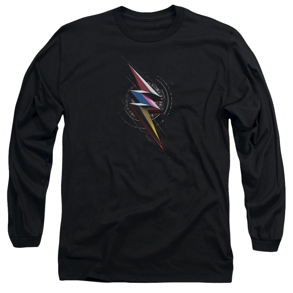 Power Rangers Bolt Sigil Men's Long Sleeve T-Shirt Men's Long Sleeve T-Shirt Power Rangers