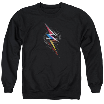 Power Rangers Bolt Sigil Men's Crewneck Sweatshirt Men's Crewneck Sweatshirt Power Rangers