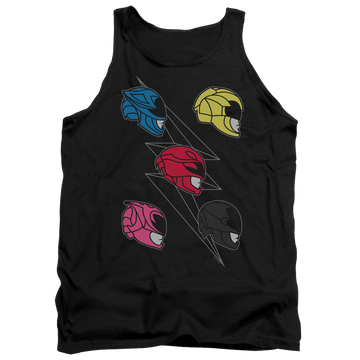 Power Rangers Line Helmets Men's Tank Men's Tank Power Rangers