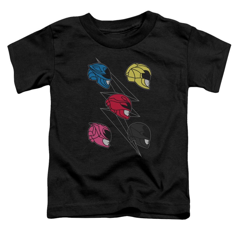 Power Rangers Line Helmets Toddler T-Shirt Toddler T-Shirt Power Rangers