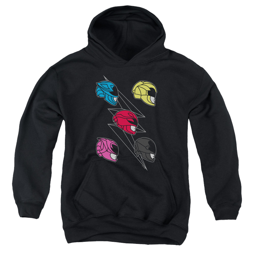 Power Rangers Line Helmets Youth Hoodie (Ages 8-12) Youth Hoodie (Ages 8-12) Power Rangers