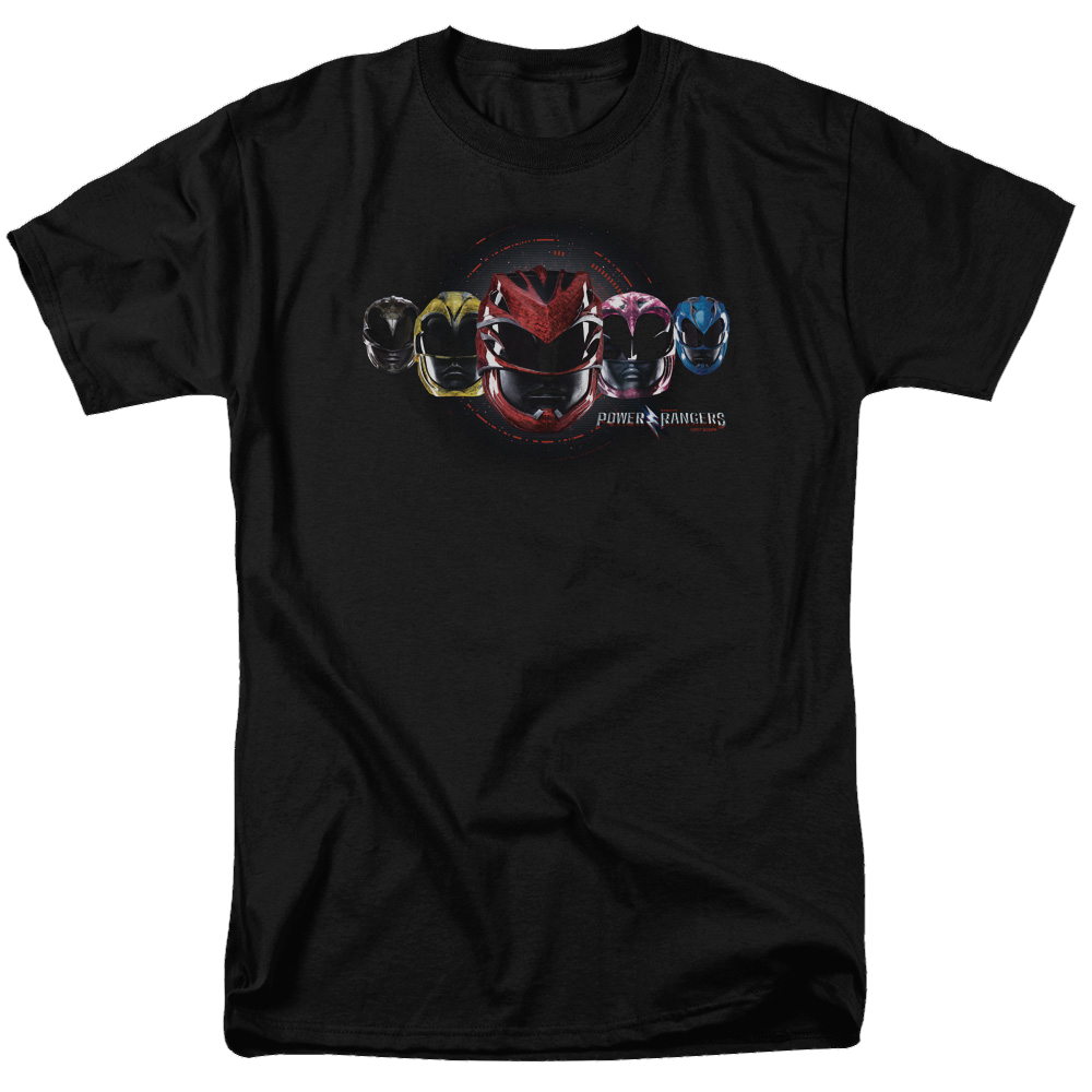 Power Rangers Head Group Men's Regular Fit T-Shirt Men's Regular Fit T-Shirt Power Rangers