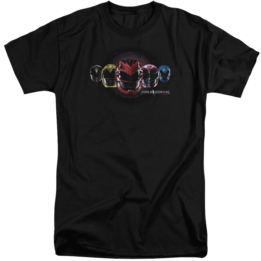 Power Rangers Head Group Men's Tall Fit T-Shirt Men's Tall Fit T-Shirt Power Rangers