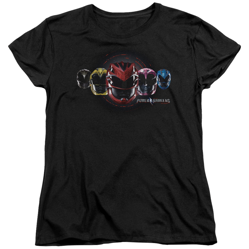 Power Rangers Head Group Women's T-Shirt Women's T-Shirt Power Rangers