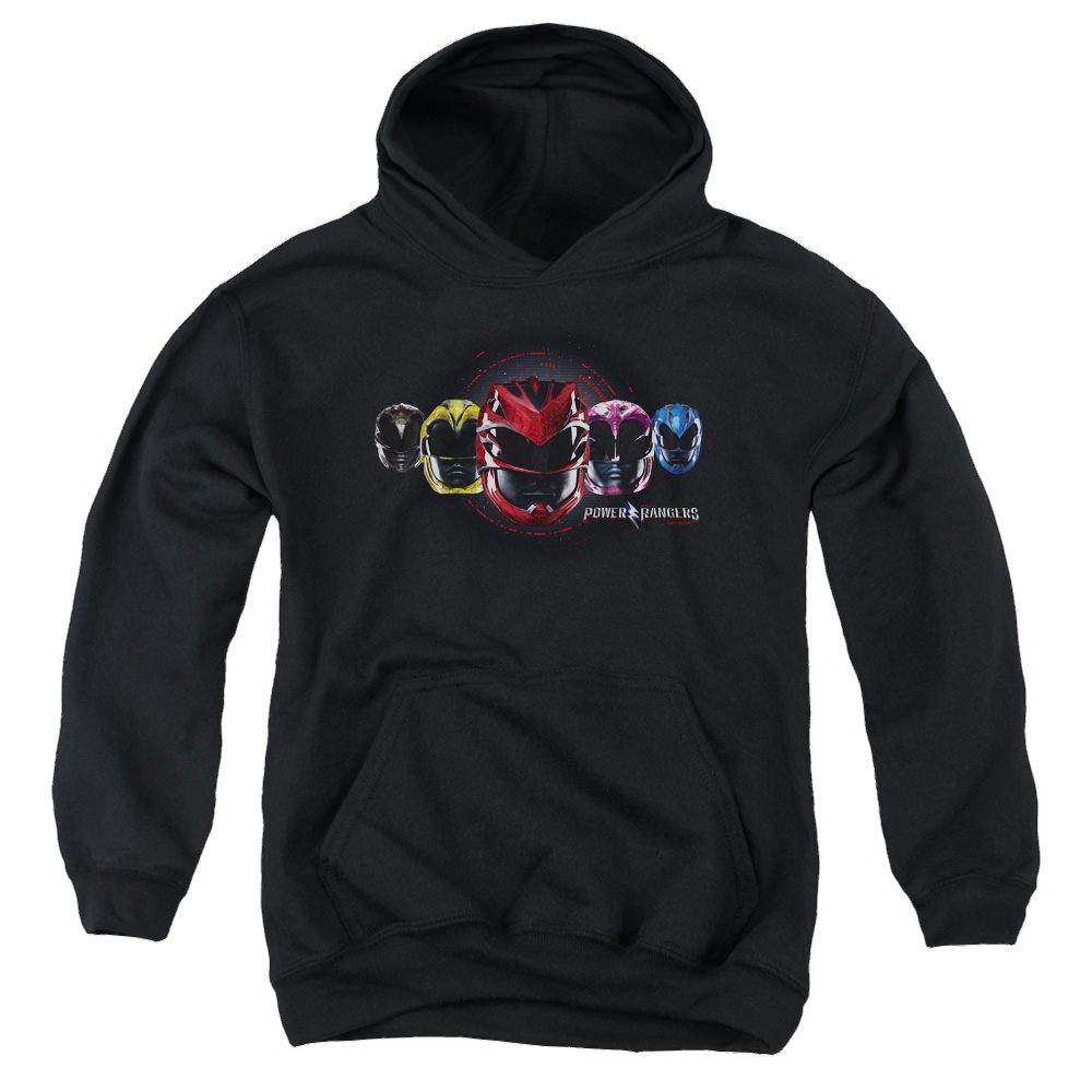Power Rangers Head Group Youth Hoodie (Ages 8-12) Youth Hoodie (Ages 8-12) Power Rangers