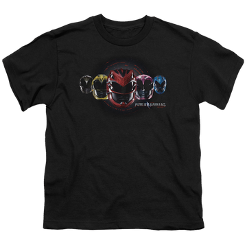 Power Rangers Head Group Youth T-Shirt (Ages 8-12) Youth T-Shirt (Ages 8-12) Power Rangers