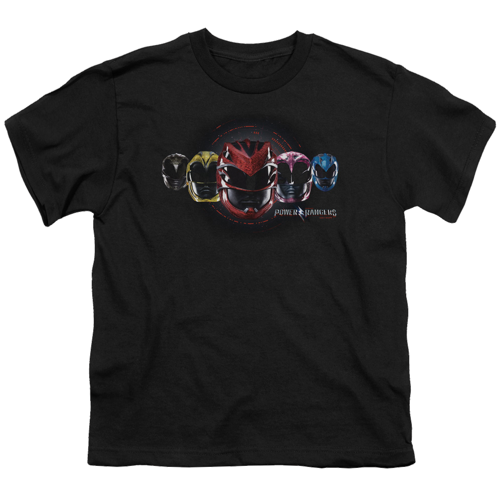 Power Rangers Head Group Youth T-Shirt (Ages 8-12) Youth T-Shirt (Ages 8-12) Power Rangers