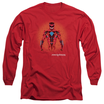 Power Rangers Red Power Ranger Graphic Men's Long Sleeve T-Shirt Men's Long Sleeve T-Shirt Power Rangers