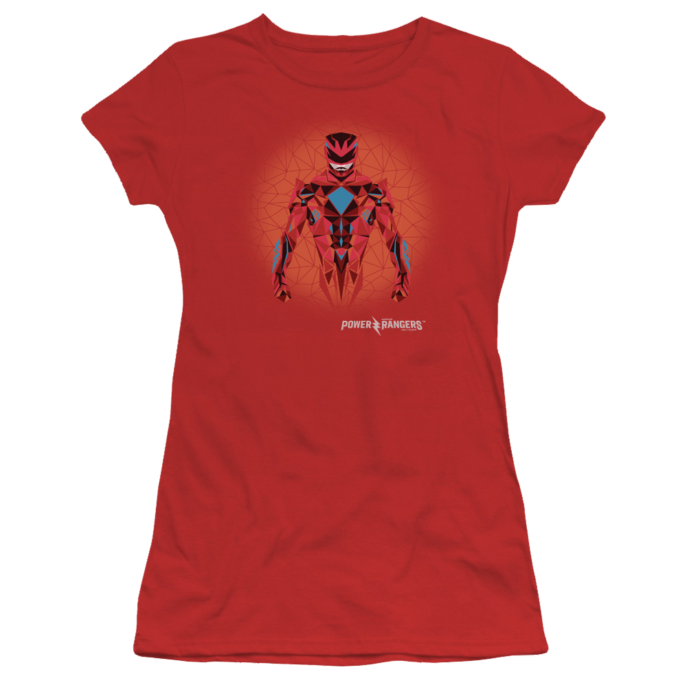 Power Rangers Red Power Ranger Graphic Juniors T-Shirt Juniors T-Shirt Power Rangers