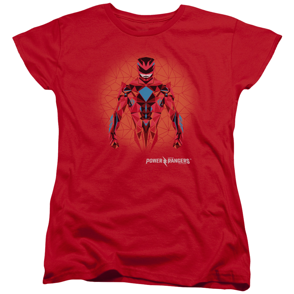 Power Rangers Red Power Ranger Graphic Women's T-Shirt Women's T-Shirt Power Rangers
