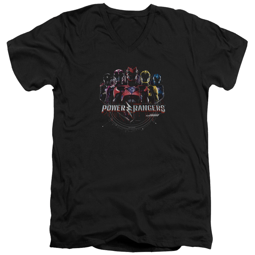 Power Rangers Ranger Circuitry Men's V-Neck T-Shirt Men's V-Neck T-Shirt Power Rangers