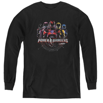 Power Rangers Movie Ranger Circuitry - Youth Long Sleeve T-Shirt Youth Long Sleeve T-Shirt Power Rangers