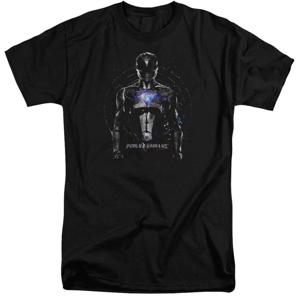 Power Rangers Black Ranger Men's Tall Fit T-Shirt Men's Tall Fit T-Shirt Power Rangers