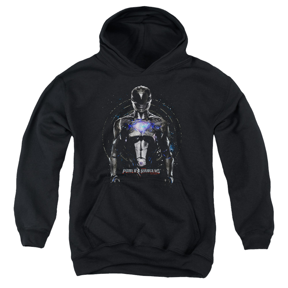 Power Rangers Black Ranger Youth Hoodie (Ages 8-12) Youth Hoodie (Ages 8-12) Power Rangers