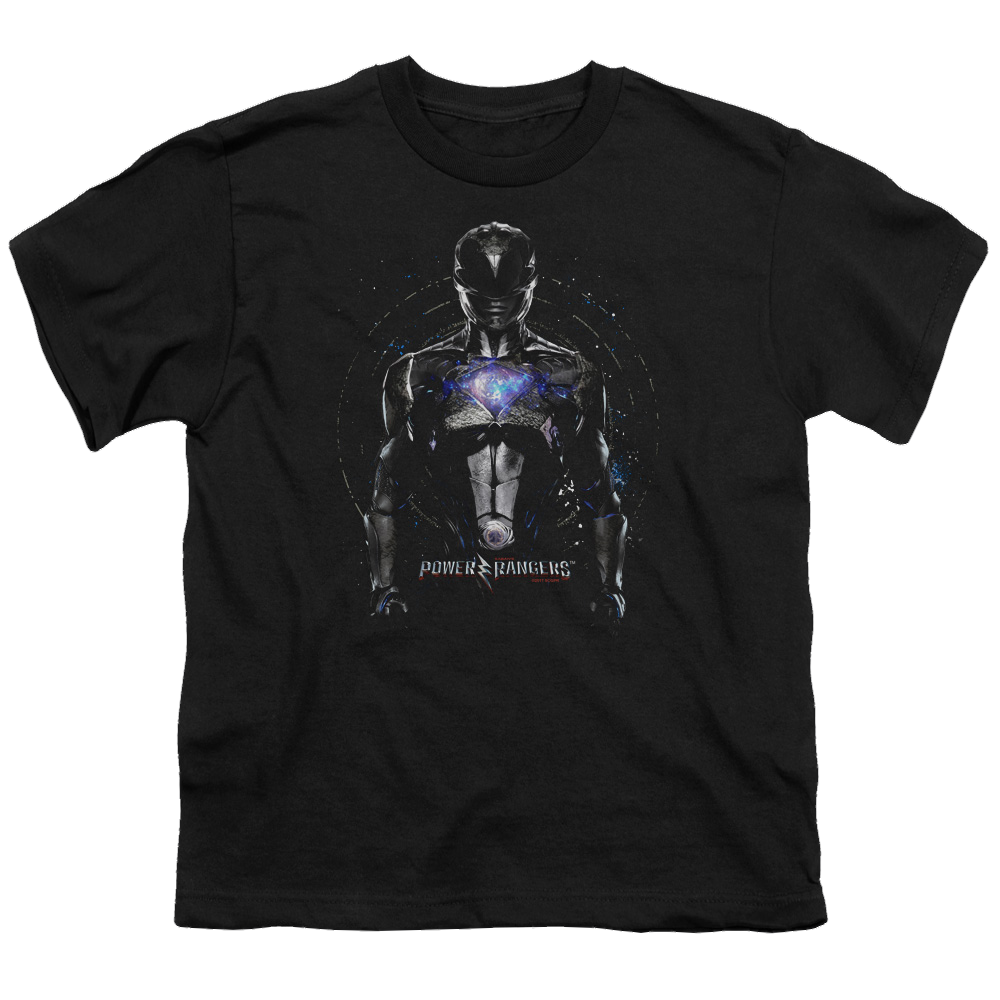 Power Rangers Black Ranger Youth T-Shirt (Ages 8-12) Youth T-Shirt (Ages 8-12) Power Rangers