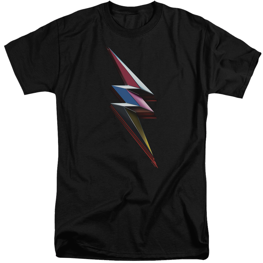 Power Rangers Movie Bolt Men's Tall Fit T-Shirt Men's Tall Fit T-Shirt Power Rangers