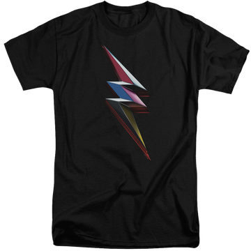 Power Rangers Movie Bolt Men's Tall Fit T-Shirt Men's Tall Fit T-Shirt Power Rangers