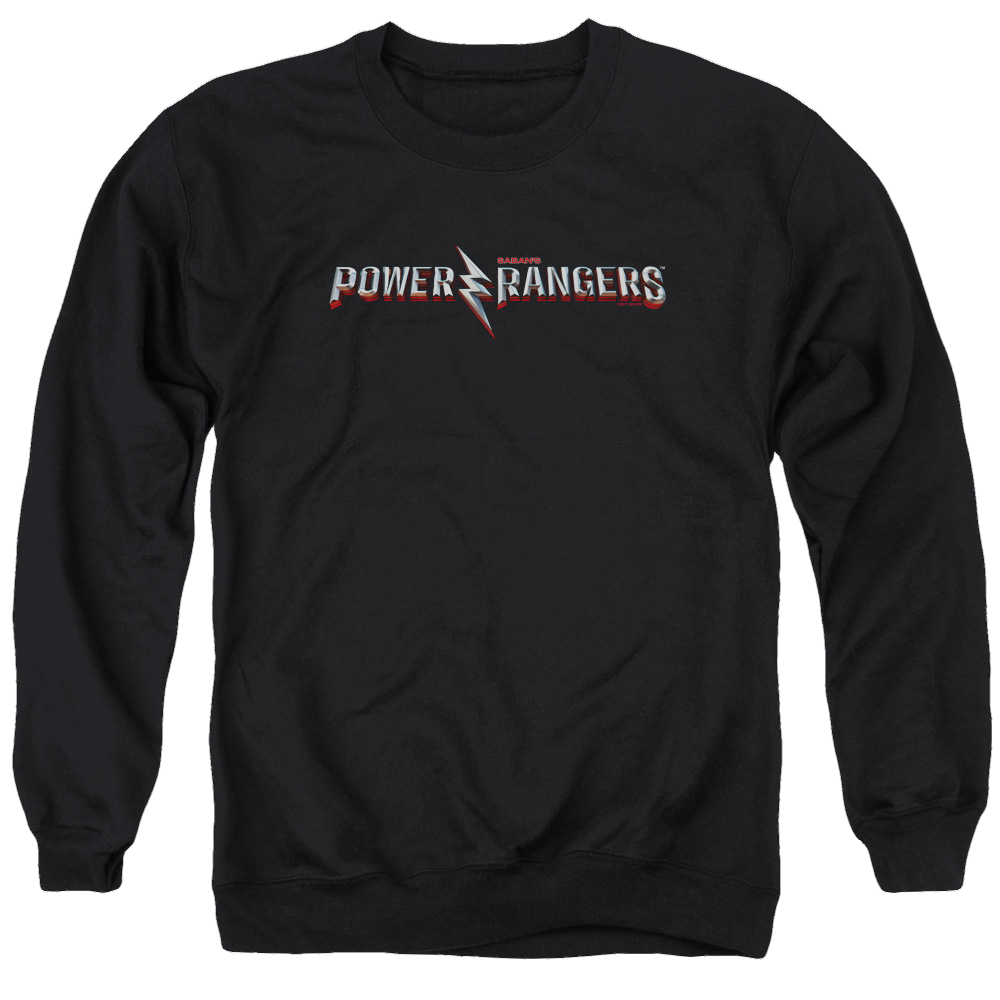 Power Rangers Movie Logo Men's Crewneck Sweatshirt Men's Crewneck Sweatshirt Power Rangers