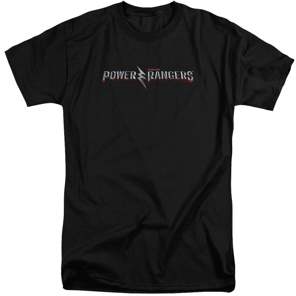 Power Rangers Movie Logo Men's Tall Fit T-Shirt Men's Tall Fit T-Shirt Power Rangers