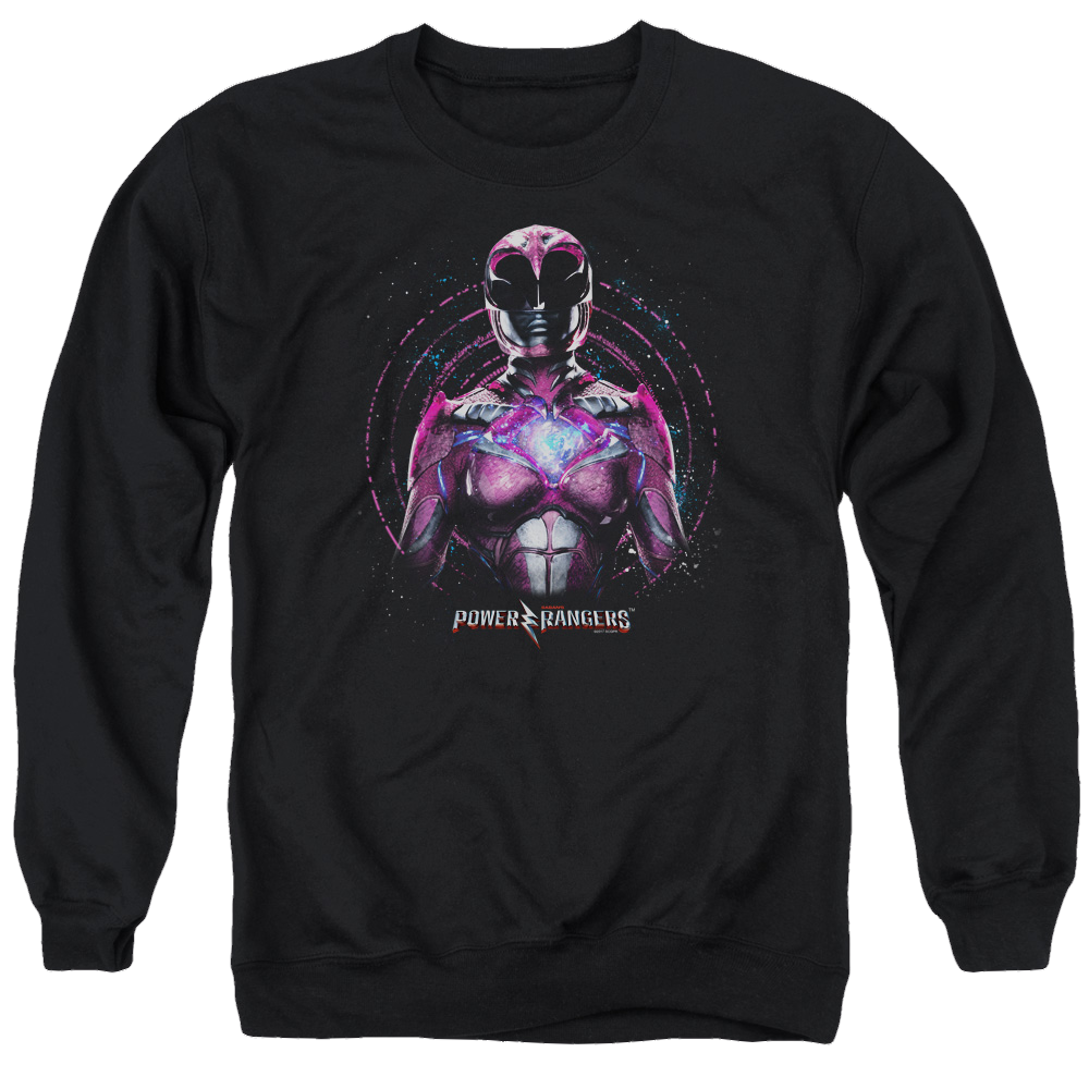 Power Rangers Pink Ranger Men's Crewneck Sweatshirt Men's Crewneck Sweatshirt Power Rangers