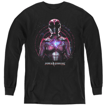 Power Rangers Movie Pink Ranger - Youth Long Sleeve T-Shirt Youth Long Sleeve T-Shirt Power Rangers