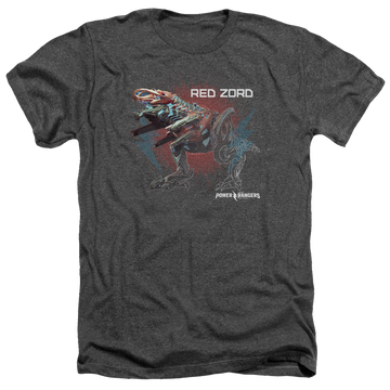 Power Rangers Red Zord Men's Heather T-Shirt Men's Heather T-Shirt Power Rangers