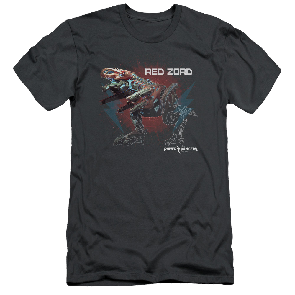 Power Rangers Red Zord Men's Premium Slim Fit T-Shirt Men's Premium Slim Fit T-Shirt Power Rangers
