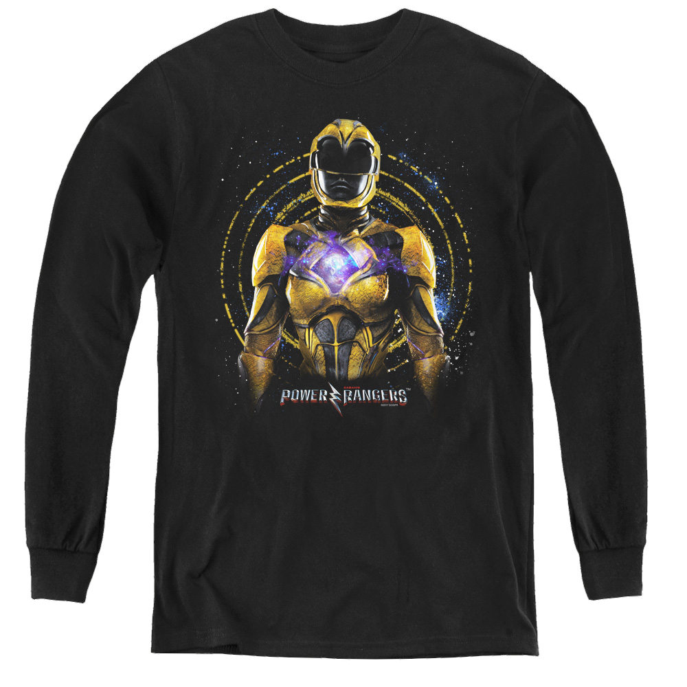 Power Rangers Movie Yellow Ranger - Youth Long Sleeve T-Shirt Youth Long Sleeve T-Shirt Power Rangers