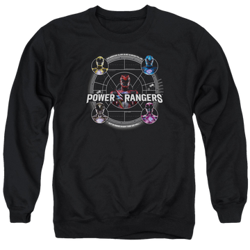 Power Rangers Greatest Glory Men's Crewneck Sweatshirt Men's Crewneck Sweatshirt Power Rangers