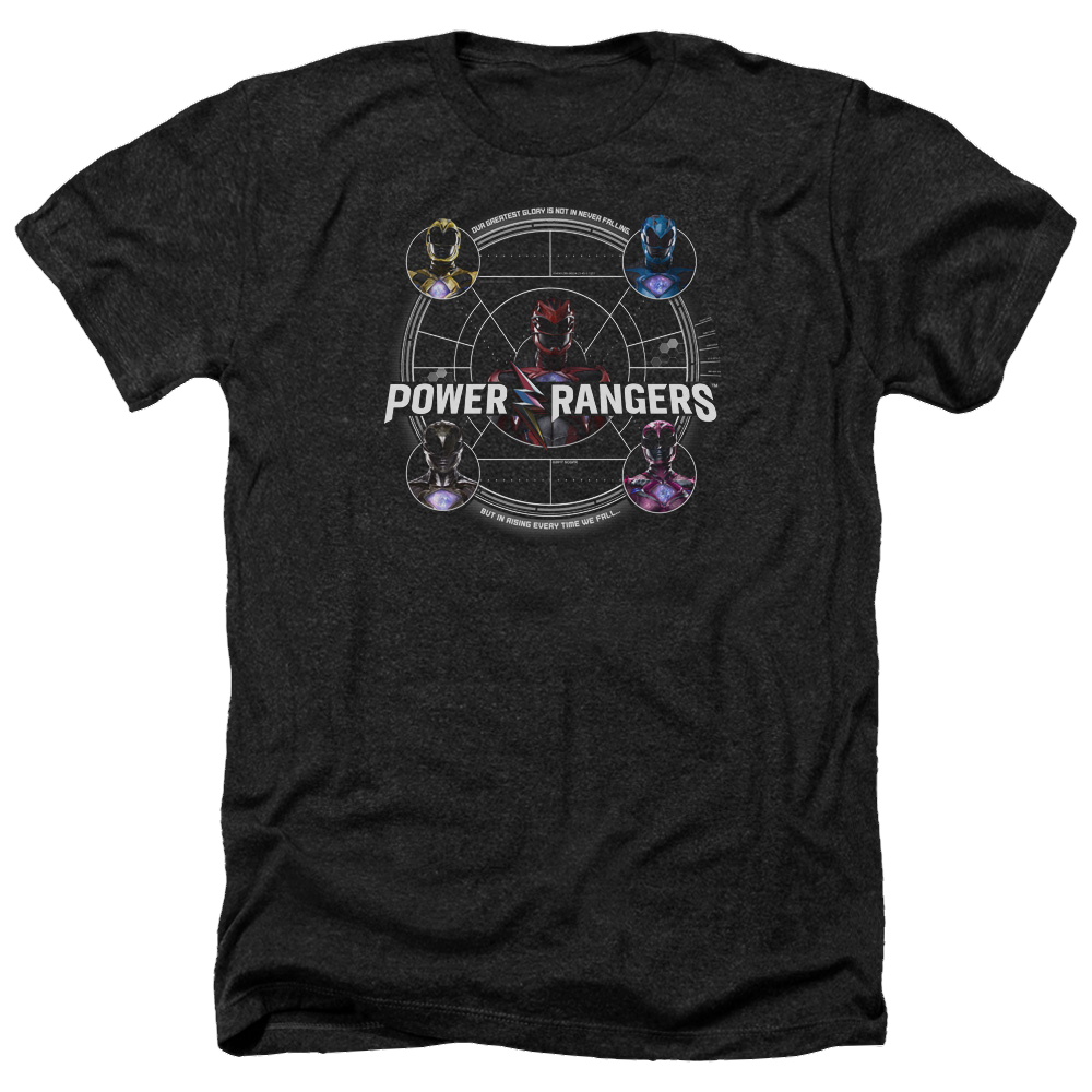 Power Rangers Greatest Glory Men's Heather T-Shirt Men's Heather T-Shirt Power Rangers