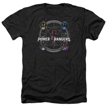 Power Rangers Greatest Glory Men's Heather T-Shirt Men's Heather T-Shirt Power Rangers