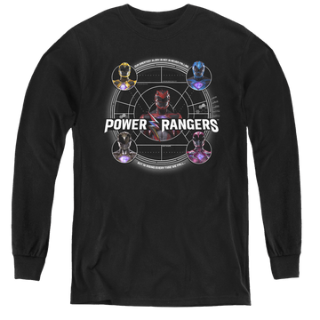 Power Rangers Movie Greatest Glory - Youth Long Sleeve T-Shirt Youth Long Sleeve T-Shirt Power Rangers