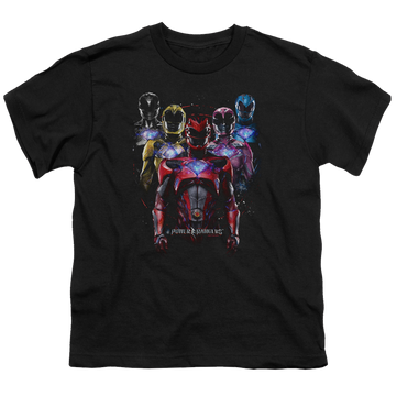 Power Rangers Team Of Rangers Youth T-Shirt (Ages 8-12) Youth T-Shirt (Ages 8-12) Power Rangers