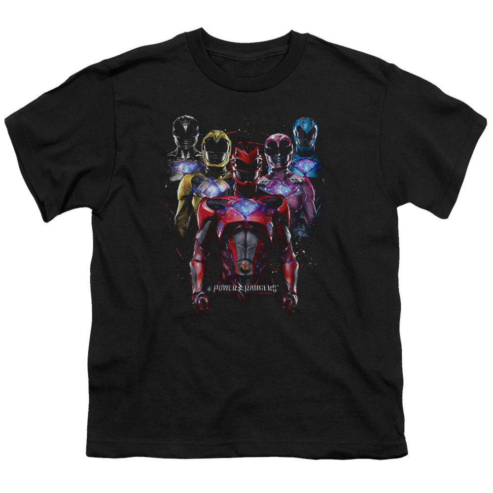 Power Rangers Team Of Rangers Youth T-Shirt (Ages 8-12) Youth T-Shirt (Ages 8-12) Power Rangers