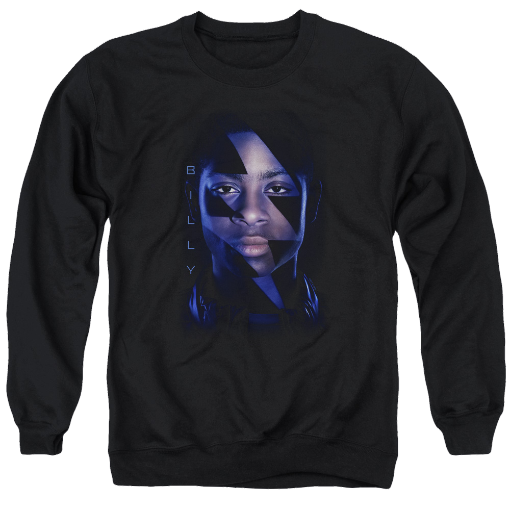 Power Rangers Billy Bolt Men's Crewneck Sweatshirt Men's Crewneck Sweatshirt Power Rangers