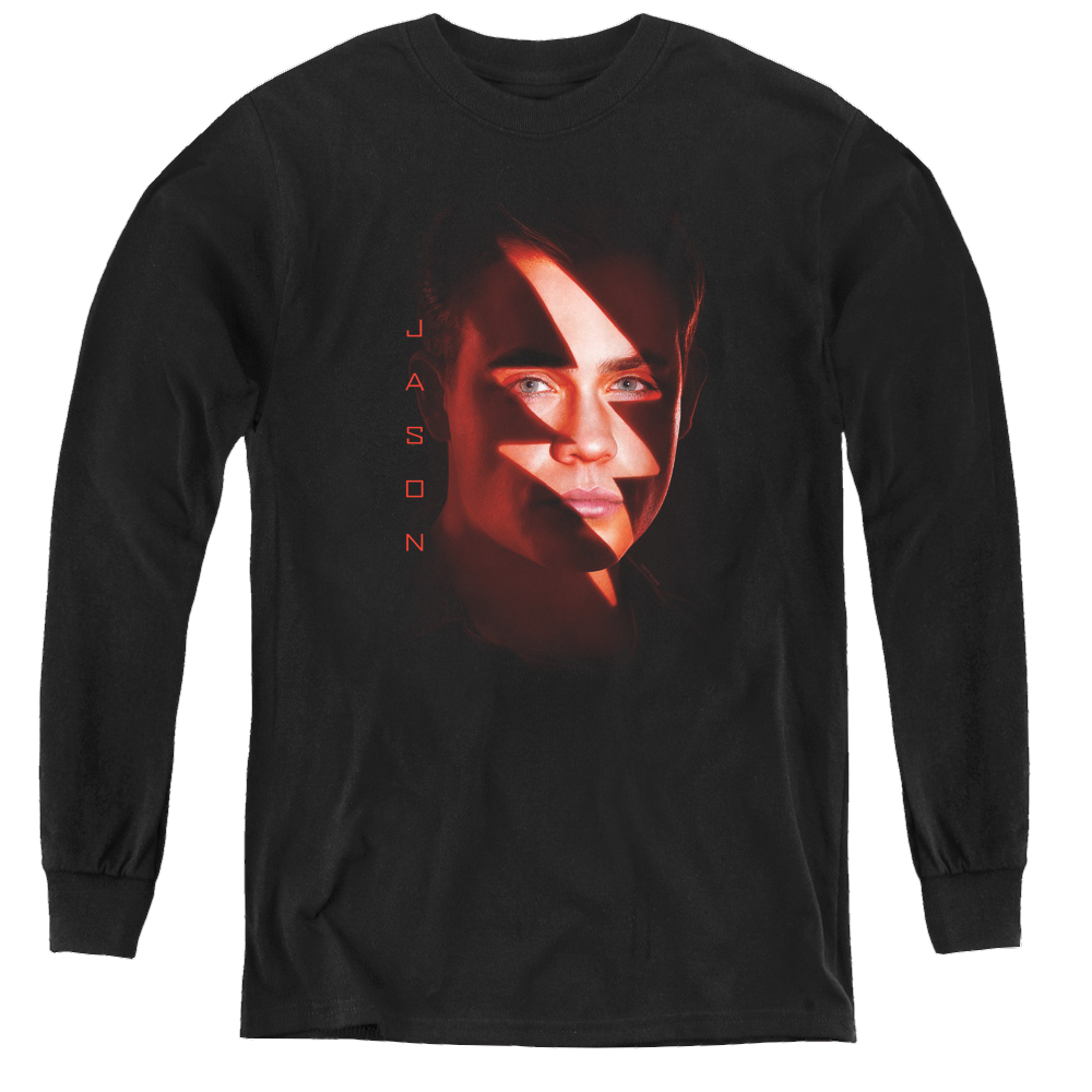 Power Rangers Movie Jason Bolt - Youth Long Sleeve T-Shirt Youth Long Sleeve T-Shirt Power Rangers